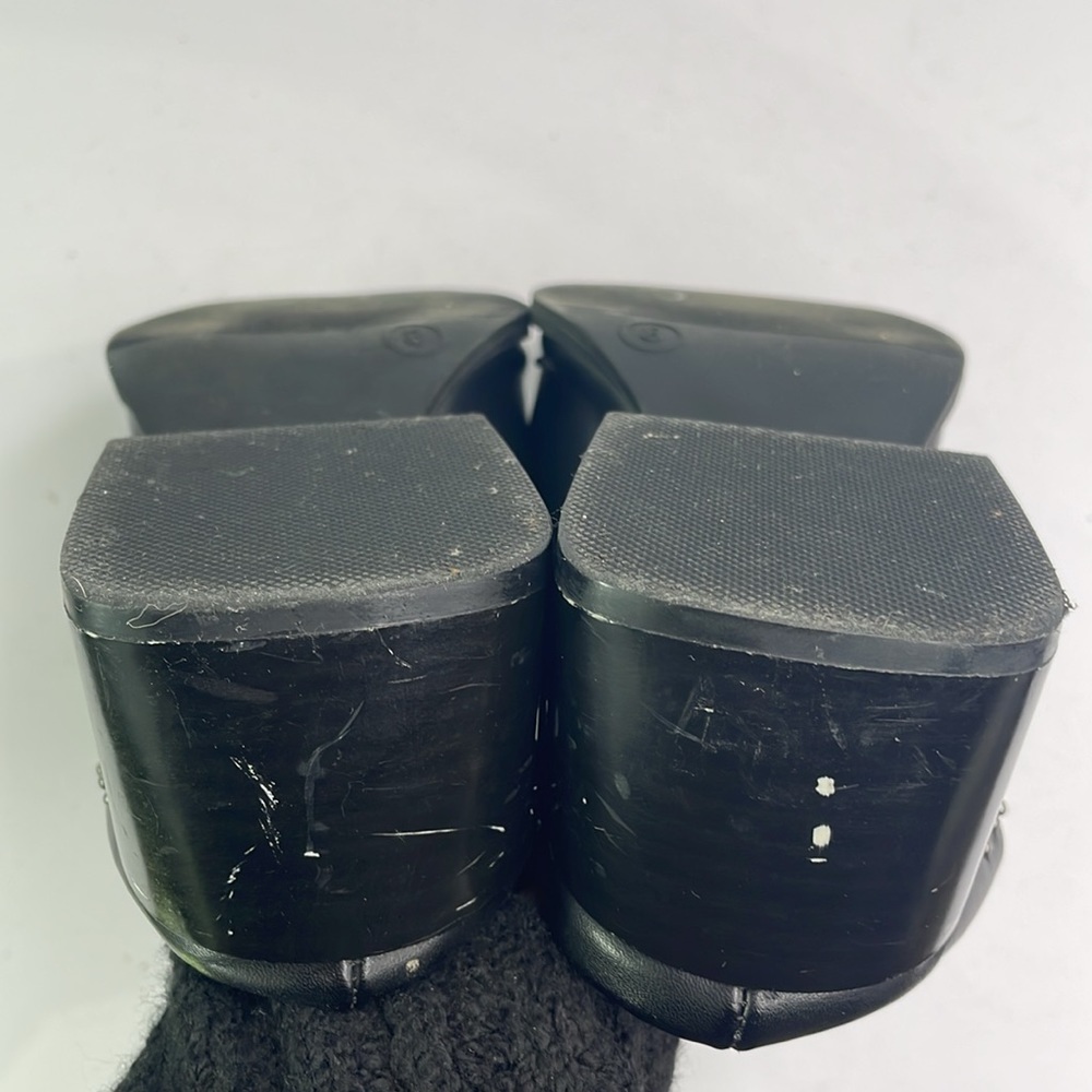 Universal Thread black, pointed toe mule, clog wi… - image 4